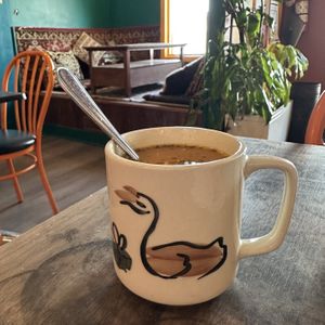 Cup of Seasonal Soup (Carrot Ginger)  at Bampot in Toronto