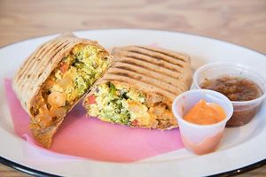 Vegan Breakfast Burrito at TOPO by Kitchen Mouse in Los Angeles