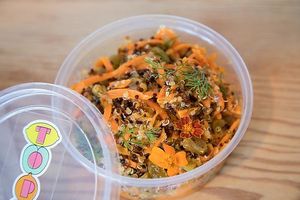 Carrot Quinoa Salad at TOPO by Kitchen Mouse in Los Angeles