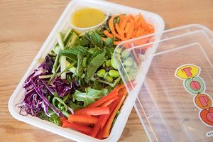 Happy Veggie Salad at TOPO by Kitchen Mouse in Los Angeles