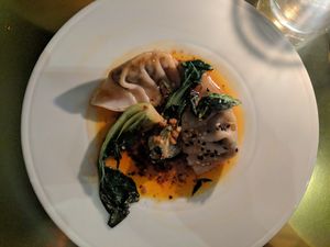 Veggie wontons at Service Bar in Columbus