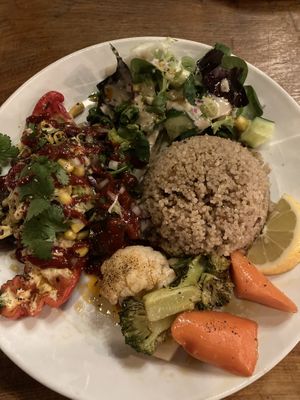 Bean chilli   at Vantra Vegan in London