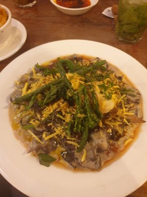 Magic mushroom, not my favorite at Vantra Vegan in London