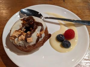 Doughnut at Vantra Vegan in London