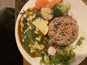Curry   at Vantra Vegan in London