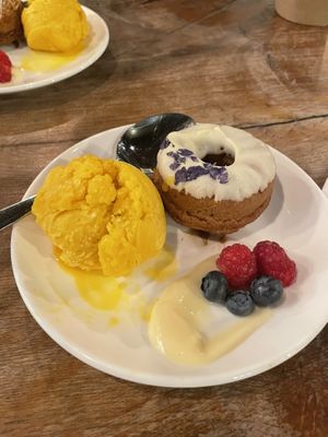 Baked doughnuts   at Vantra Vegan in London