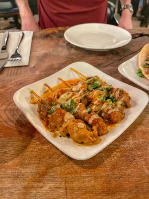 Satay Chicken  at Vantra Vegan in London