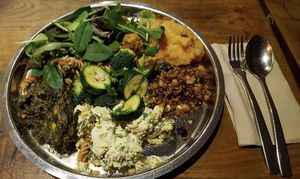 Seem to be very delicious but it was tasteless (2016) at Vantra Vegan in London