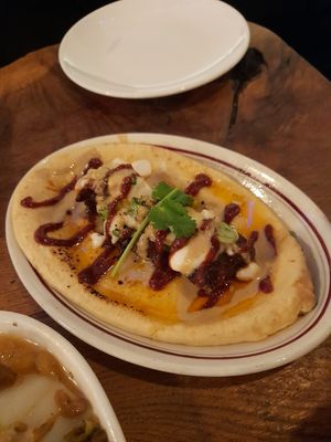 Lamb side dish at Vantra Vegan in London