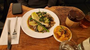 Magical mushrooms with mash at Vantra Vegan in London