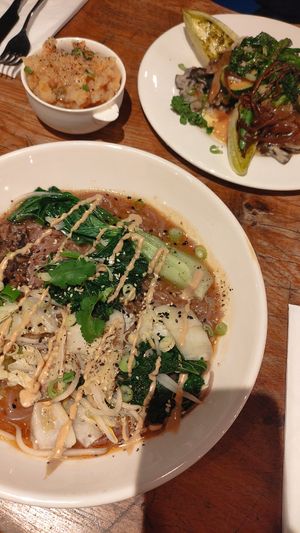 Dan dan noodles at Vantra Vegan in London