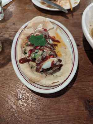 Soy lamb at Vantra Vegan in London