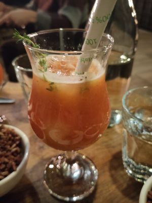 Mocktail at Vantra Vegan in London