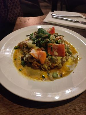 Lentils at Vantra Vegan in London