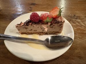 Cheesecake   at Vantra Vegan in London