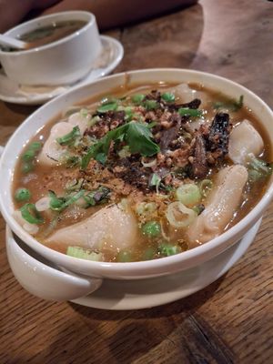 Rice rolls at Vantra Vegan in London