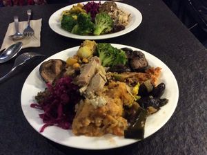 A £12.50 plate of dazzling tastes  at Vantra Vegan in London