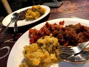 food at Vantra Vegan in London