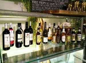 Wines and beers - all vegan  at Vantra Vegan in London