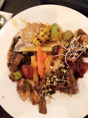 Buffet at Vantra Vegan in London