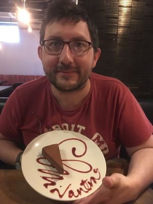 Great saucy writing skills at Vantra Vegan in London