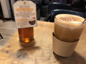 Coffee sugar free at Vantra Vegan in London