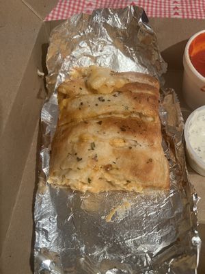 Mini buffalo chicken boli  at Stromboli's Restaurant in Rochester