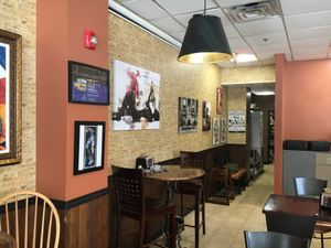 Inside pizza parlor at Stromboli's Restaurant in Rochester