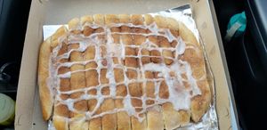 Vegan cinnamon sticks at Stromboli's Restaurant in Rochester