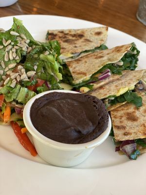 Quesadilla Monteverde at Green Papaya in Tamarindo