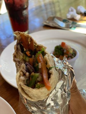 Burrito at Green Papaya in Tamarindo
