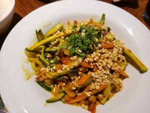 Cocunut Veg Curry at Green Papaya in Tamarindo