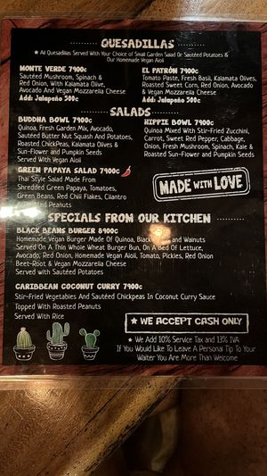   at Green Papaya in Tamarindo