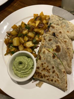 Quesadilla  at Green Papaya in Tamarindo