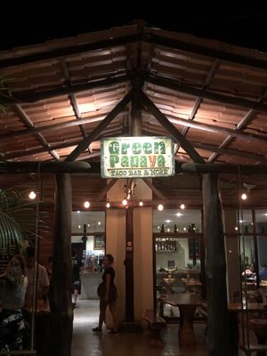 Cash only at Green Papaya in Tamarindo