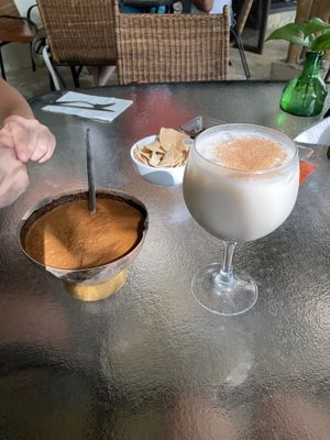 Drinks  at Cafe Jade in Palenque