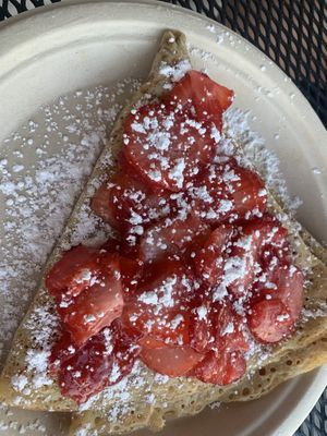 Lemon & Strawberry veganized  at Kagen Coffee & Crepes in Richland