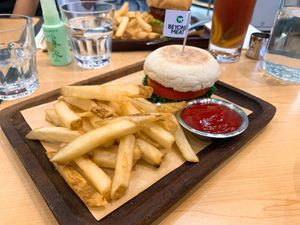 Burger set😋 at Green Common - Park Central in New Territories