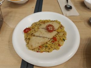 Portuguese Coconut Golden Fillet With Konjac Rice. at Green Common - Park Central in New Territories