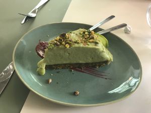 Tarte de lima at O Antigo Talho in Lisbon