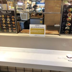 Sign about temporary closure. at V Secret Street Food - Food Stall in Chiang Mai