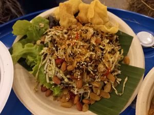 Tea leaf salad at V Secret Street Food - Food Stall in Chiang Mai