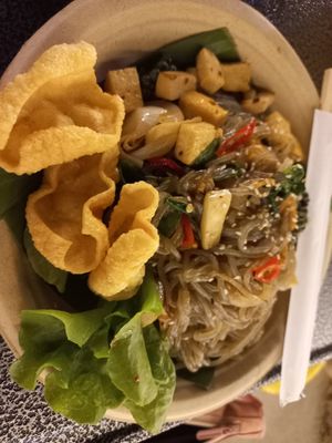 Drunken noodles at V Secret Street Food - Food Stall in Chiang Mai