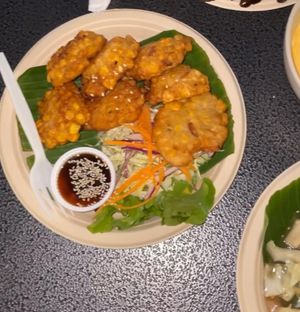 Corn fritters   at V Secret Street Food - Food Stall in Chiang Mai