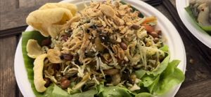 Tea leaf salad  #Veganuary at V Secret Street Food - Food Stall in Chiang Mai