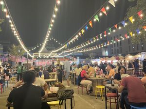 Seating  #Veganuary at V Secret Street Food - Food Stall in Chiang Mai