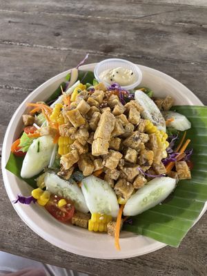 Tempeh salad  at V Secret Street Food - Food Stall in Chiang Mai