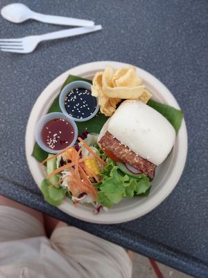 Tempeh Bun at V Secret Street Food - Food Stall in Chiang Mai