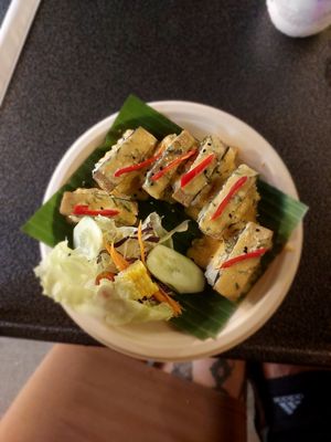 Mushroom sushi at V Secret Street Food - Food Stall in Chiang Mai