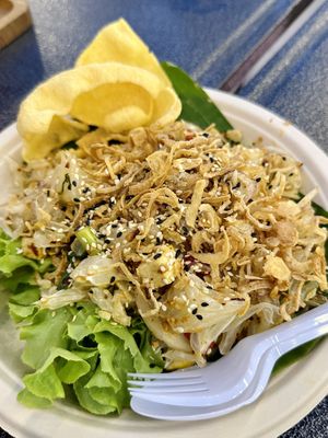 Pomelo salad (75 THB)  at V Secret Street Food - Food Stall in Chiang Mai
